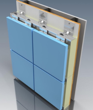 R4000 Series Drained Rear-Ventilated Rainscreen System