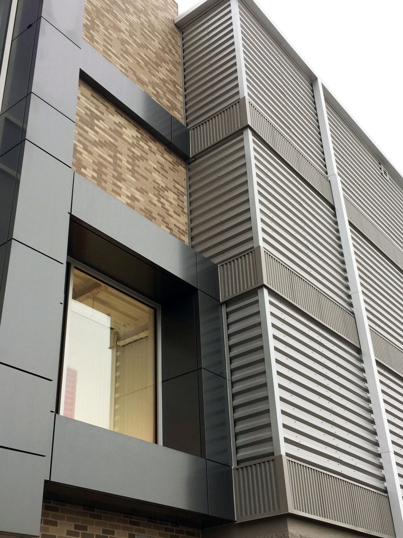 Bellaire CubeSmart Storage, Houston, TX, Schwob Building Company, Archcon Architecture, CEI Materials W5000 MCM Panels, MBCI Horizontal Wall Panel, MBCI Vertical Wall Panel