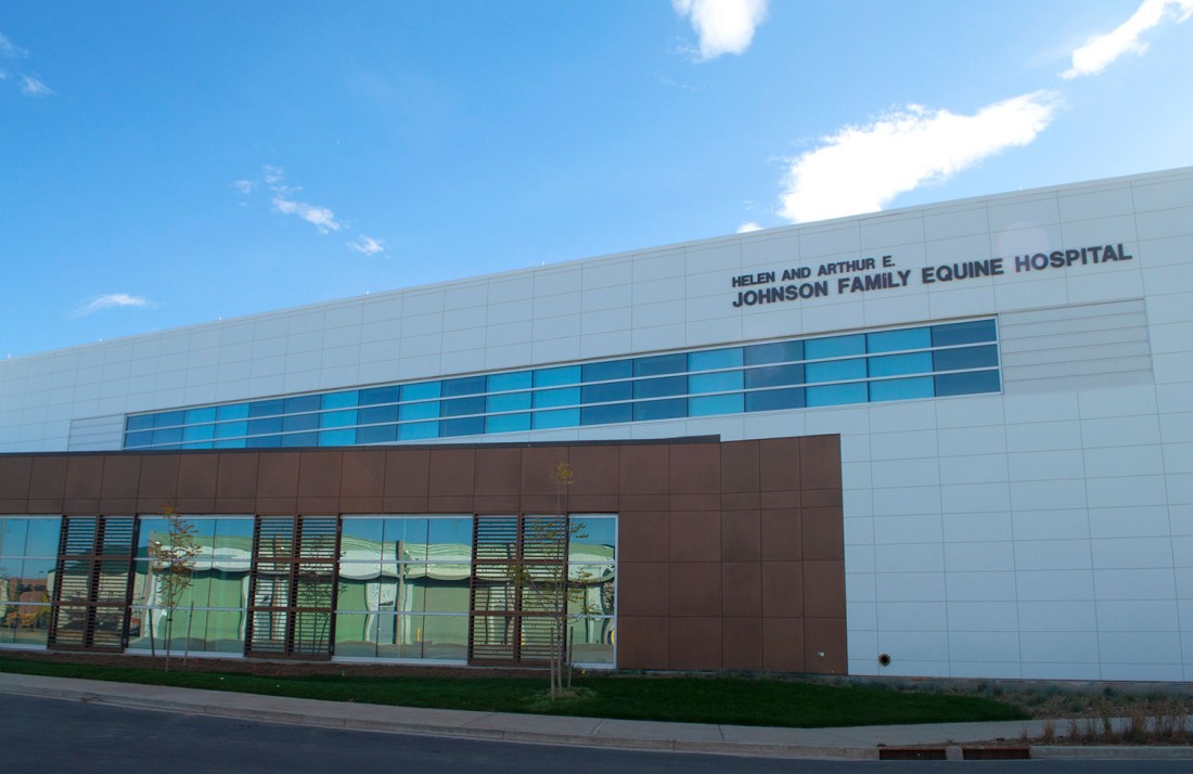 Johnson Family Equine Hospital, Colorado State University, Clark Enersen, CEI Materials, CLADLOK