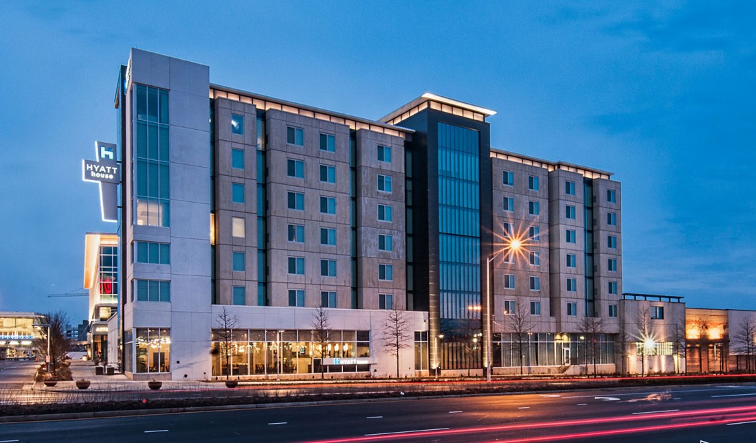 Hyatt House, LK Architecture, HITT Contracting, CEI Materials, Photography LK Architecture