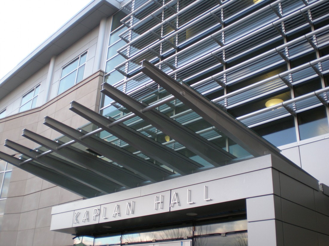 Kaplan Hall, SUNY Orange Newburgh Campus, JMZ Architects Planners, Worth Construction, CEI Materials, Metal Composite, Corrugated Panels, Louvers, Screens, R4000