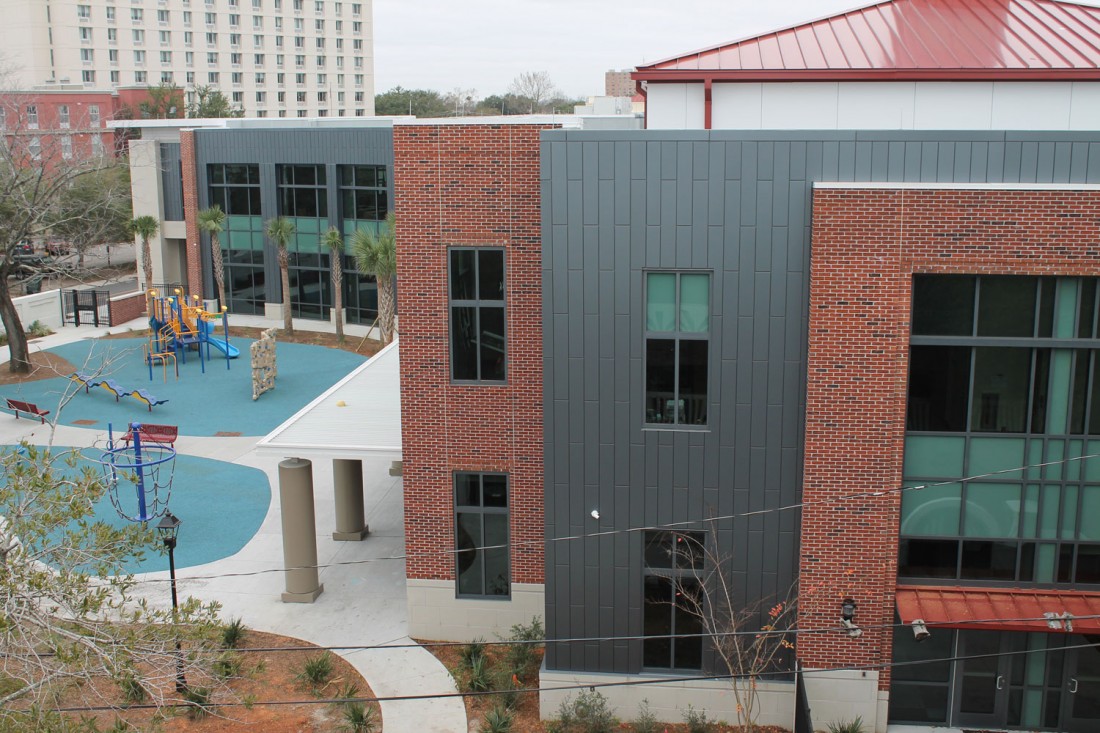 Memminger Elementary School, LS3P Associates, HITT Contracting, Charleston, CEI Materials R4000 MCM