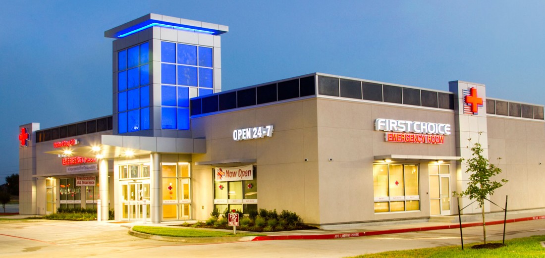 Ascension Group Architects, First Choice ER, Houston, Texas