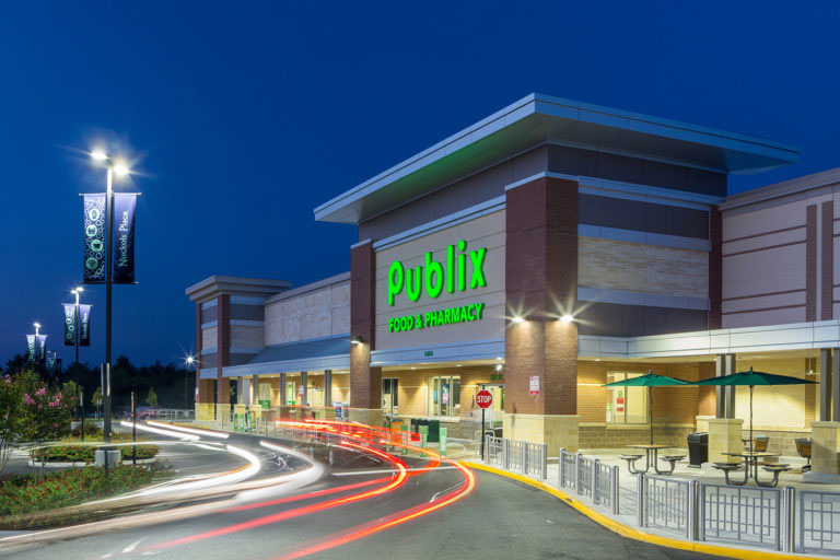 Publix Grocery Store, Nuckols Place, Richmond, Freeman Morgan Architects, LF Jennings, Photography LF Jennings