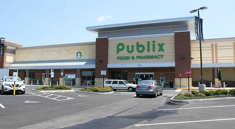 Publix Grocery Store, Nuckols Place, Richmond, Freeman Morgan Architects, LF Jennings, Photography Timmons Company