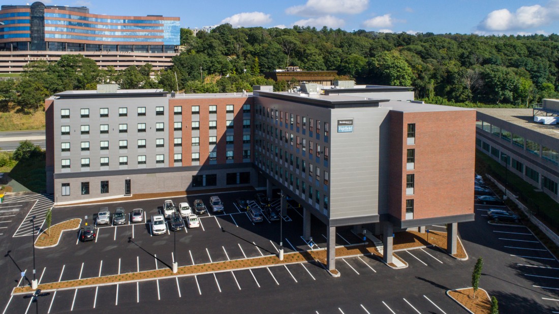 Photograph courtesy of Residence Inn/Fairfield Inn & Suites by Marriott Boston Waltham and JS Photography