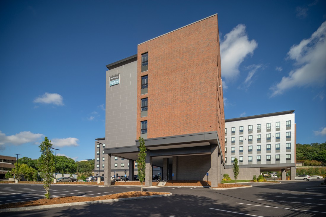 Photograph courtesy of Residence Inn/Fairfield Inn & Suites by Marriott Boston Waltham and JS Photography