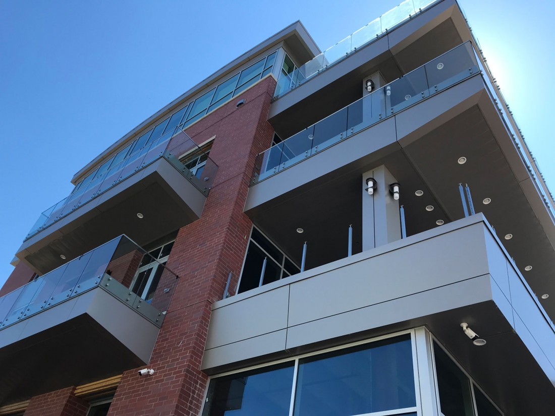 The Enclave Riverfront Living, Hafer Design, Owensboro, KY, Jack Wells, CEI Materials, Aluminum Composite Material