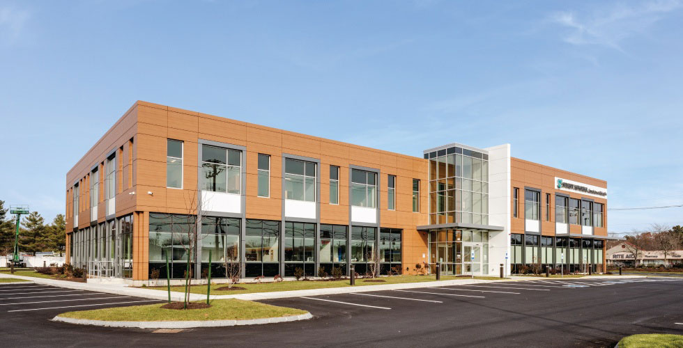 Sturdy Memorial Medical Office Plainville, Maugel Architects, Dellbrook JKS, Building Envelope Systems, CEI Materials, Photography Maugel Architects
