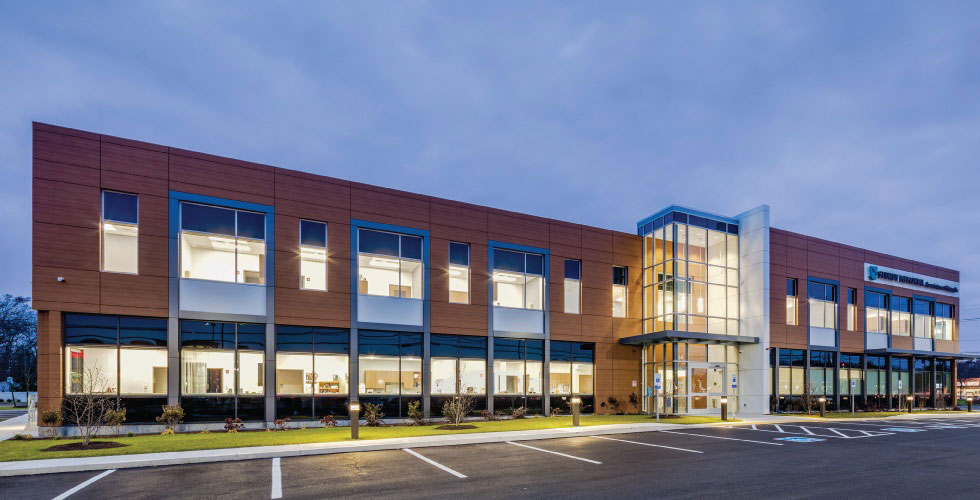 Study Memorial Medical Office Plainville Design, Maugel Architects, Dellbrook JKS, Building Envelope Systems, CEI Materials, Photography Maugel Architects