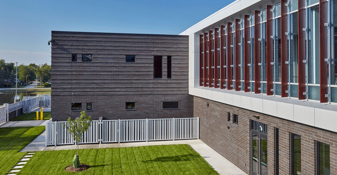 Michigan Police Station, Michigan City, Illinois, American Structurepoint, Larson Danielson Construction Company, CEI Materials R4000 Rainscreen System