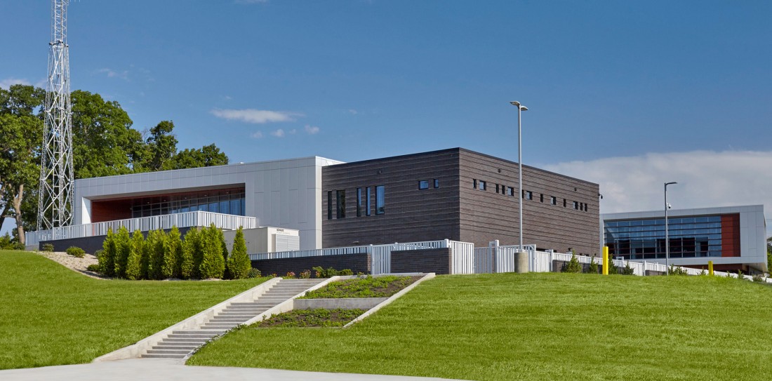 Michigan Police Station, Michigan City, Illinois, American Structurepoint, Larson Danielson Construction Company, CEI Materials R4000 Rainscreen System