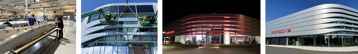Pre Fabricated Modular Structures | CEI Materials - Pre-Fab_Structure_Porsche