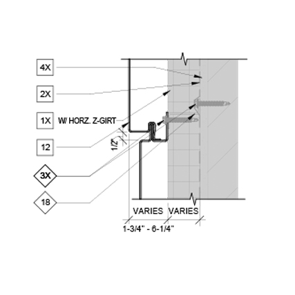 CLADLOK™ Panels - CEI Materials - dimensional